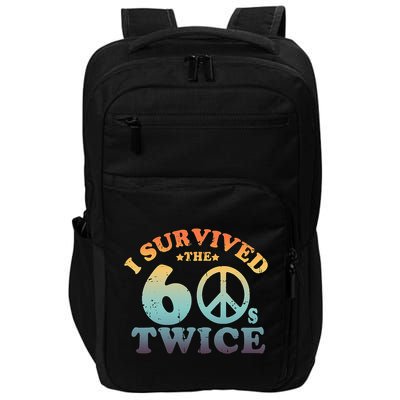I Survived The Sixties 60s Twice Impact Tech Backpack