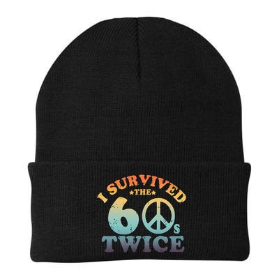 I Survived The Sixties 60s Twice Knit Cap Winter Beanie