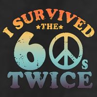 I Survived The Sixties 60s Twice Hat