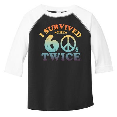 I Survived The Sixties 60s Twice Toddler Fine Jersey T-Shirt