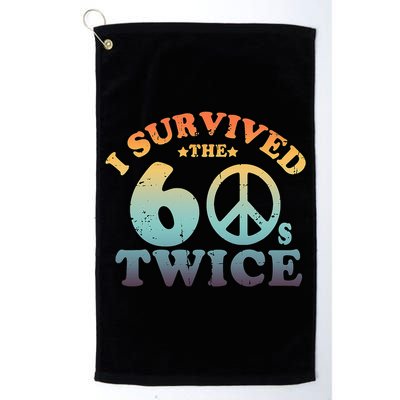 I Survived The Sixties 60s Twice Golf Towel