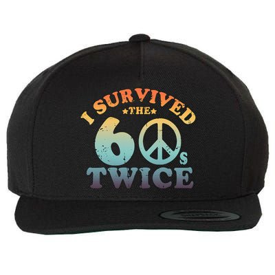 I Survived The Sixties 60s Twice Wool Snapback Cap