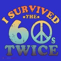 I Survived The Sixties 60s Twice Bag