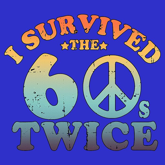 I Survived The Sixties 60s Twice Baby Bodysuit