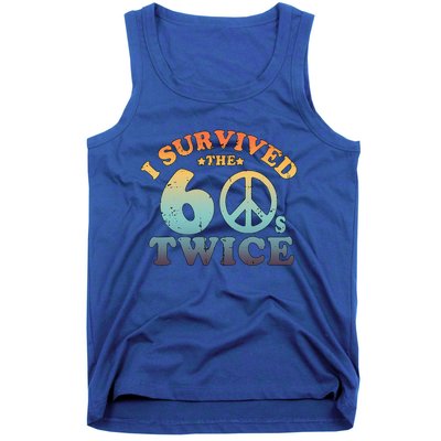 I Survived The Sixties 60s Twice Tank Top