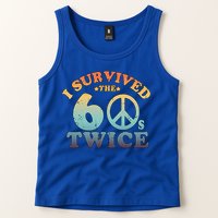I Survived The Sixties 60s Twice Tank Top