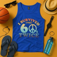 I Survived The Sixties 60s Twice Tank Top