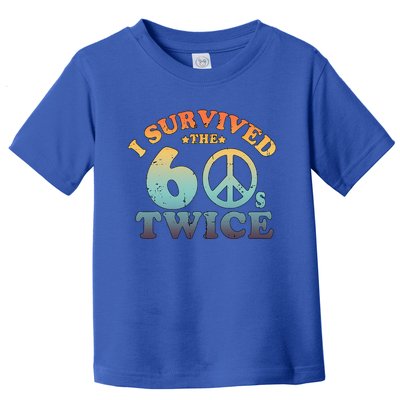 I Survived The Sixties 60s Twice Toddler T-Shirt