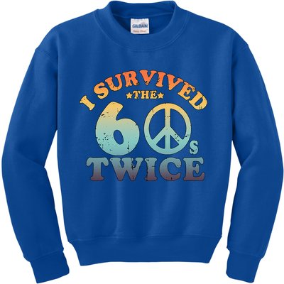 I Survived The Sixties 60s Twice Kids Sweatshirt