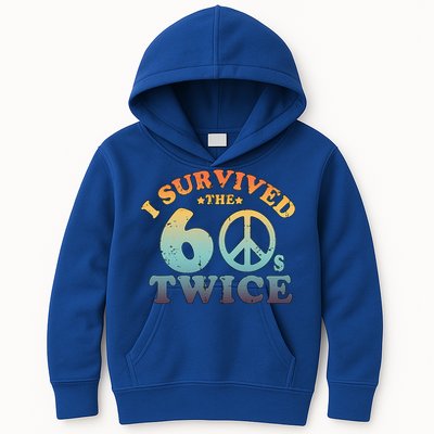 I Survived The Sixties 60s Twice Kids Hoodie