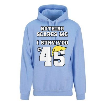 I Survived Trump 45 Nothing Scares Me Kamala Harris 47 Unisex Surf Hoodie