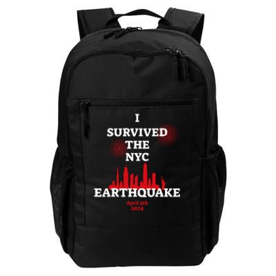 I Survived The Nyc Earthquake 2024 Daily Commute Backpack