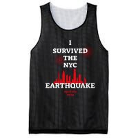 I Survived The Nyc Earthquake 2024 Mesh Reversible Basketball Jersey Tank