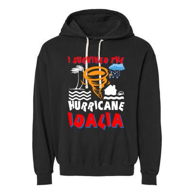 I Survived The Hurricane Idalia Garment-Dyed Fleece Hoodie