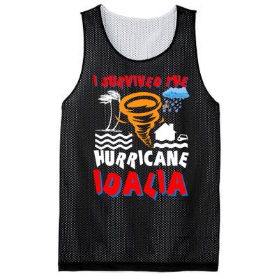 I Survived The Hurricane Idalia Mesh Reversible Basketball Jersey Tank