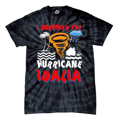 I Survived The Hurricane Idalia Tie-Dye T-Shirt