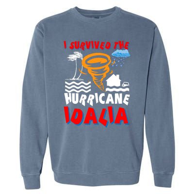 I Survived The Hurricane Idalia Garment-Dyed Sweatshirt