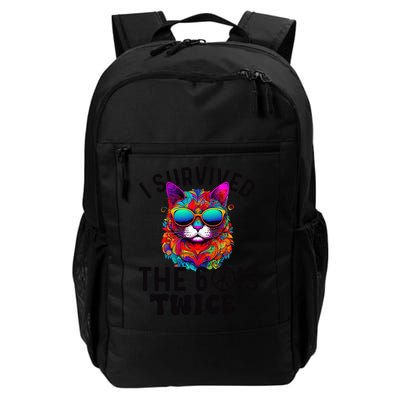 I Survived The 60s Sixties Twice 70th Birthday 60th Daily Commute Backpack