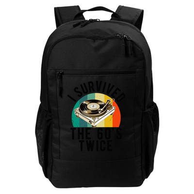 I Survived The 60s Sixties Twice 70th Birthday 60th Daily Commute Backpack