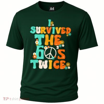I Survived The 60s Sixties Twice 70th Birthday 60th Cooling Performance Crew T-Shirt