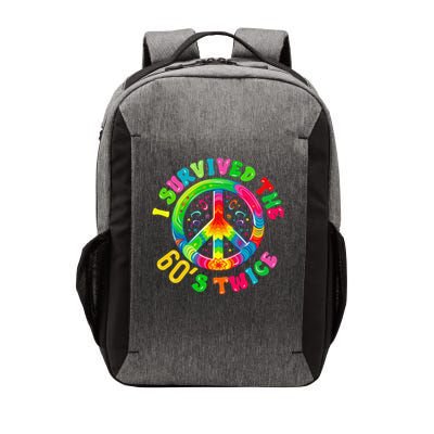 I Survived The 60s Sixties Twice 70th Birthday 60th Vector Backpack