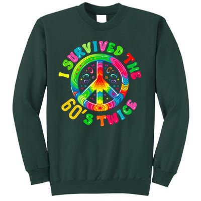 I Survived The 60s Sixties Twice 70th Birthday 60th Sweatshirt