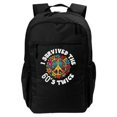 I Survived The 60s Sixties Twice 70th Birthday 60th Daily Commute Backpack