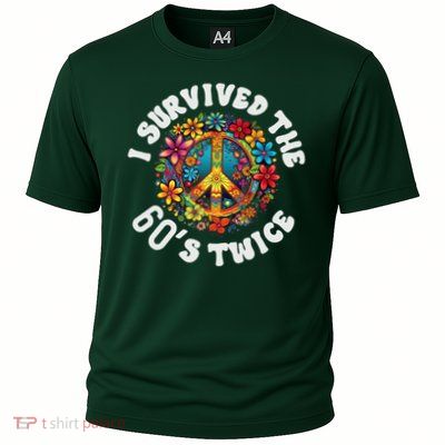 I Survived The 60s Sixties Twice 70th Birthday 60th Cooling Performance Crew T-Shirt