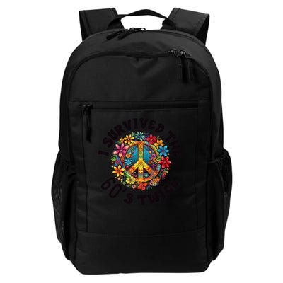 I Survived The 60s Sixties Twice 70th Birthday 60th Daily Commute Backpack