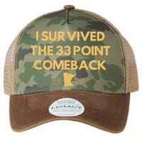 I Survived The 33 Point Comeback Legacy Tie Dye Trucker Hat