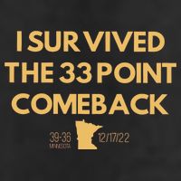 I Survived The 33 Point Comeback Adult Drive Performance Visor