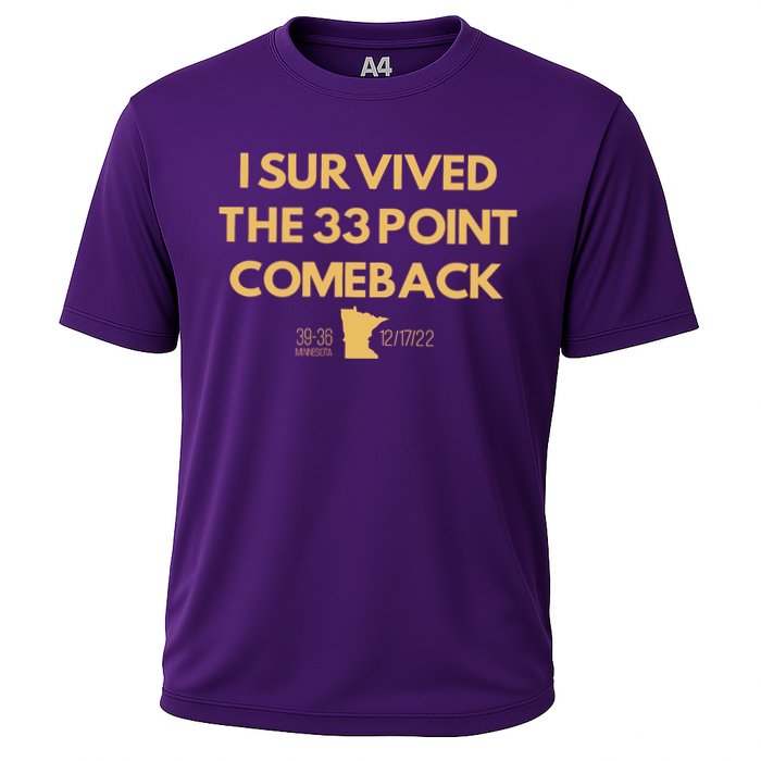 I Survived The 33 Point Comeback Cooling Performance Crew T-Shirt