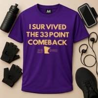 I Survived The 33 Point Comeback Cooling Performance Crew T-Shirt