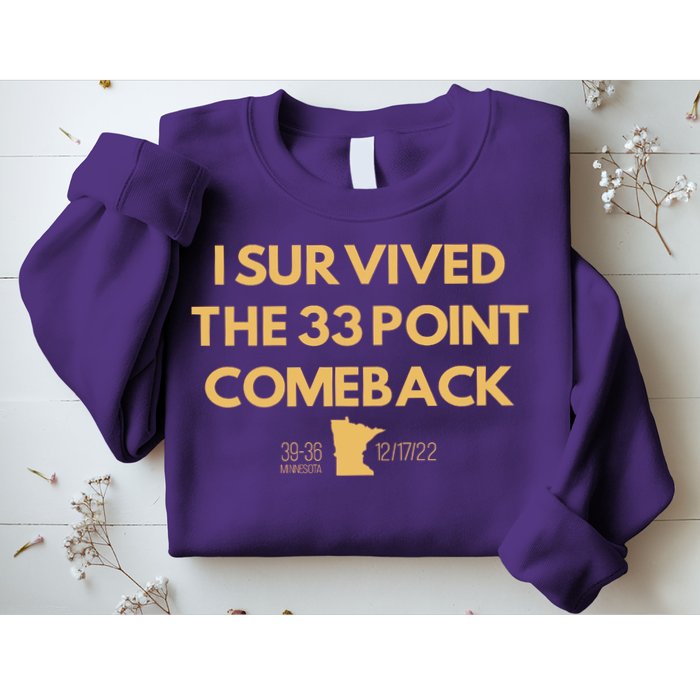 I Survived The 33 Point Comeback Sweatshirt