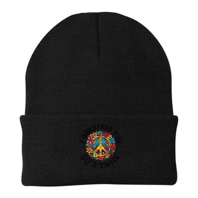 I Survived The 60s Sixties Twice 70th Birthday 60th Knit Cap Winter Beanie