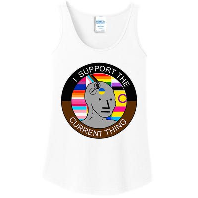 I Support The Current Thing Meme Ladies Essential Tank