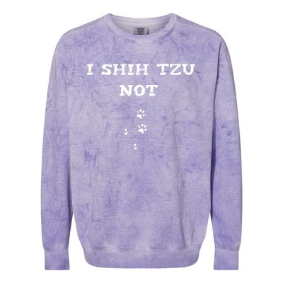 I SHIH TZU NOT Colorblast Crewneck Sweatshirt