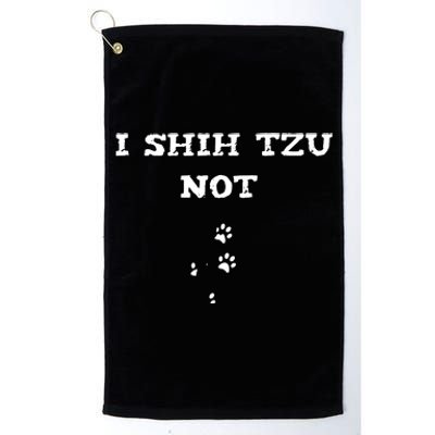 I SHIH TZU NOT Platinum Collection Golf Towel