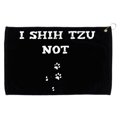 I SHIH TZU NOT Grommeted Golf Towel