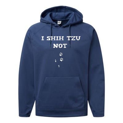 I SHIH TZU NOT Performance Fleece Hoodie