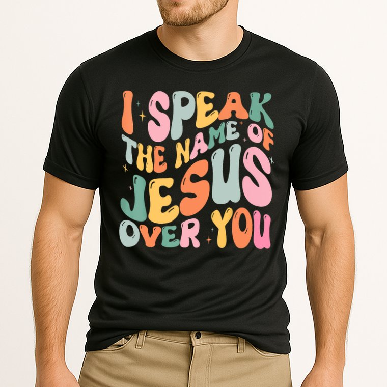 I Speak The Name Of Jesus Over You Performance Shirt