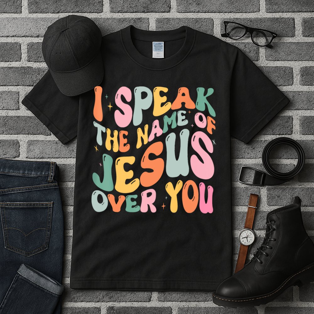 I Speak The Name Of Jesus Over You Tall T-Shirt