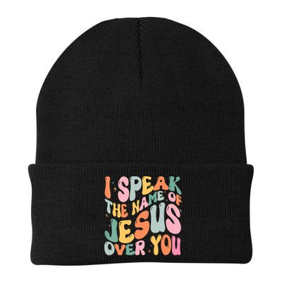 I Speak The Name Of Jesus Over You Beanie