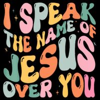 I Speak The Name Of Jesus Over You Youth Performance Sprint T-Shirt
