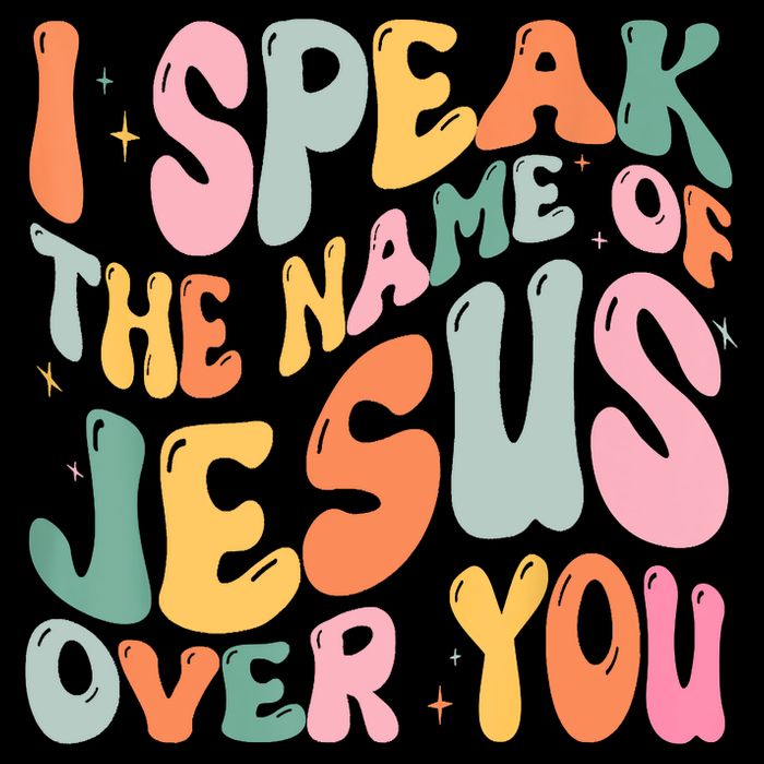 I Speak The Name Of Jesus Over You Youth Performance Sprint T-Shirt