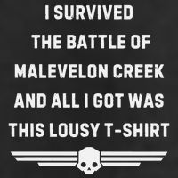 I Survived The Battle Of Malevelon Creek And All I Got Was This Lousy 7 Panel Mesh Trucker Snapback Hat