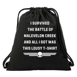 I Survived The Battle Of Malevelon Creek And All I Got Was This Lousy Drawstring Bag