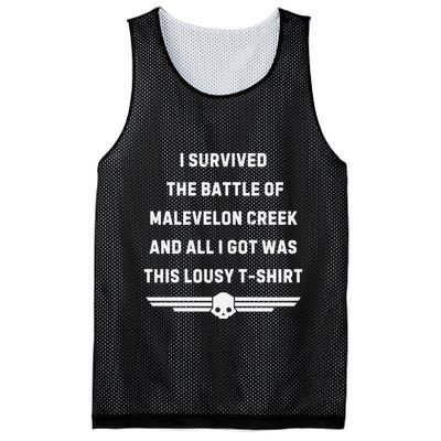 I Survived The Battle Of Malevelon Creek And All I Got Was This Lousy Mesh Reversible Basketball Jersey Tank