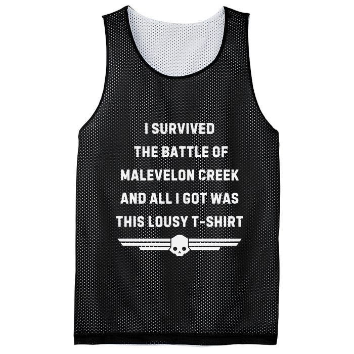 I Survived The Battle Of Malevelon Creek And All I Got Was This Lousy Mesh Reversible Basketball Jersey Tank