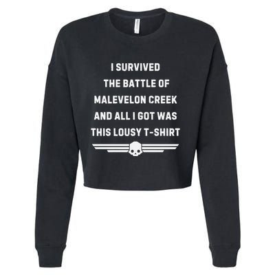 I Survived The Battle Of Malevelon Creek And All I Got Was This Lousy Cropped Pullover Crew